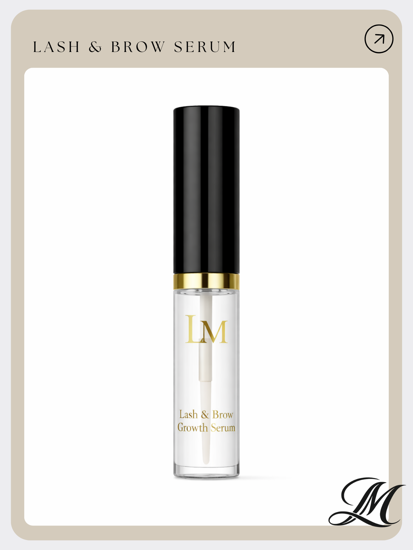 Lash & Brow Growth Serum Stronger. Fuller. Naturally.